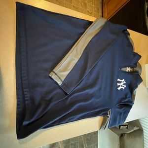 Brand new NY Yankees 3/4 Zip pull over mens large, ( Yankee Blue) Fanatics